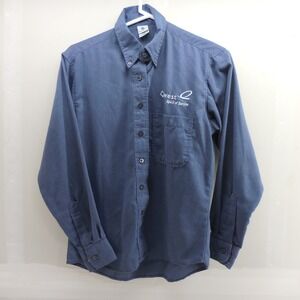 VF Imagewear Qwest Spirit of Service Work Shirt Navy Blue Small 5FH1I647D